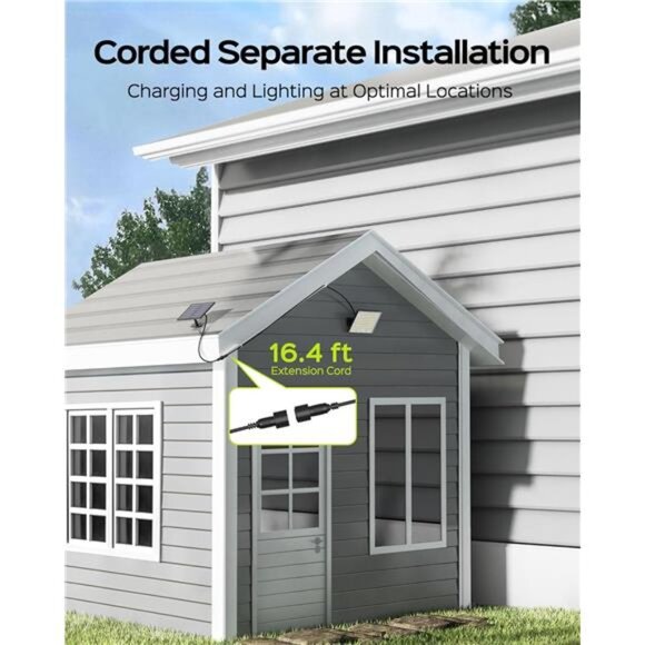 Solar Motion Lights Outdoor 113 LED Waterproof Dusk to Dawn Security Flood Light - Picture 2 of 7